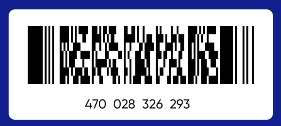 Карта Лента: штрих-код фото.
