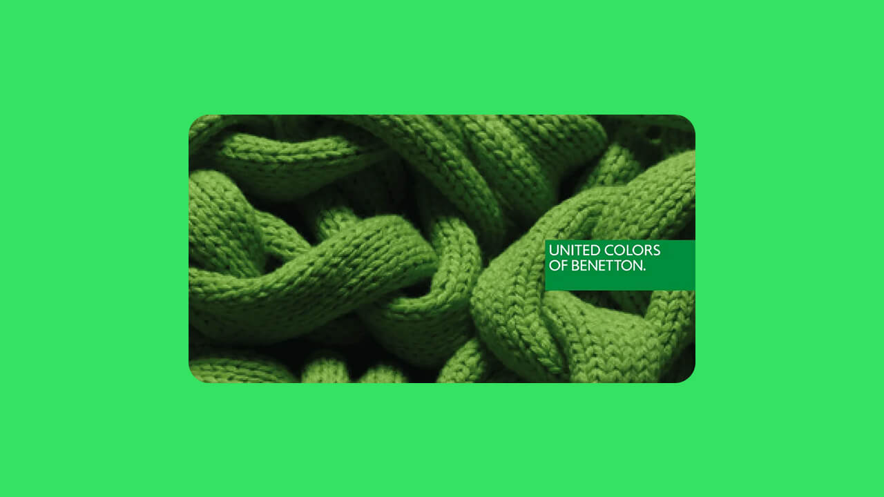 Фото карты Бенеттон.